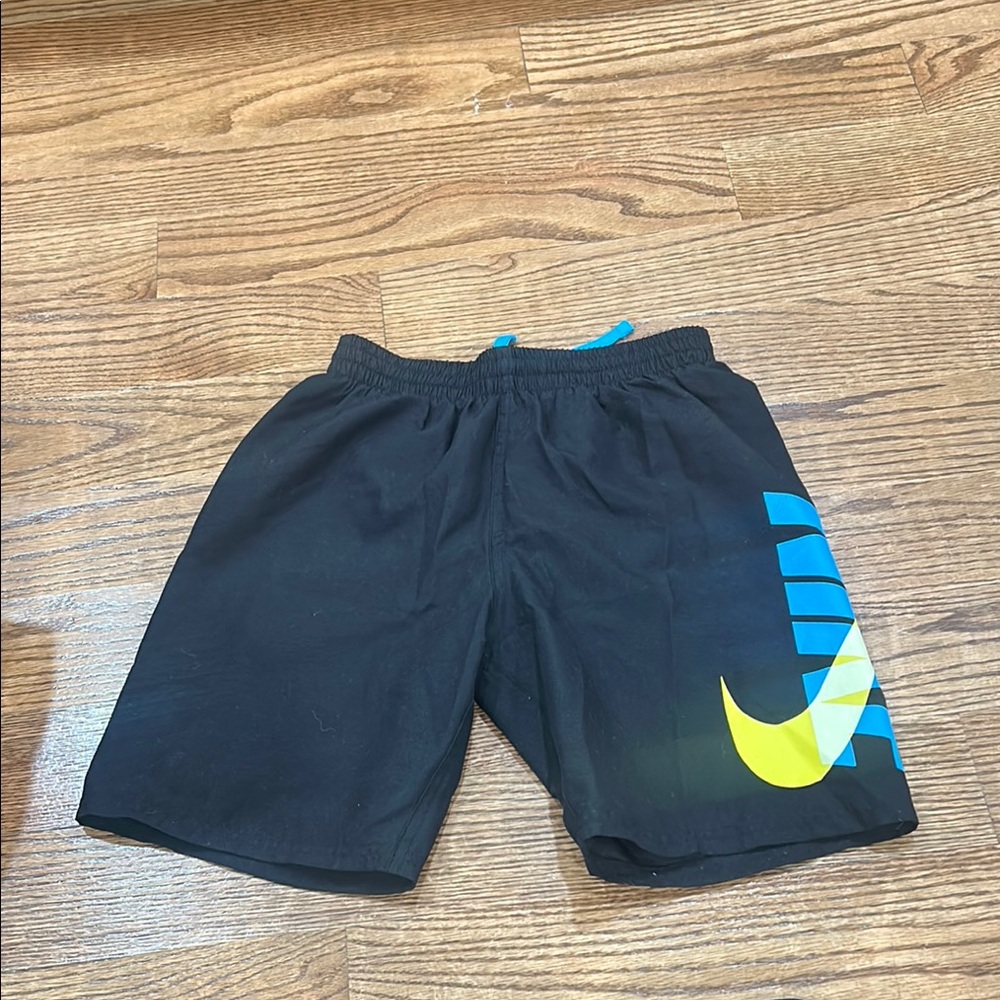 Nike Black and Yellow Athletic Shorts like new